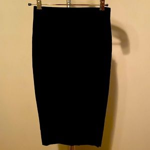 Black pencil skirt